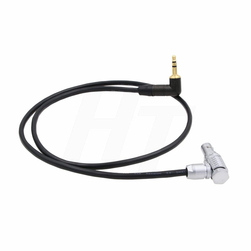 HangTon Audio Cable 3.5mm for ARRI Alexa 35 Mini LF Camera 1/8'' TRS to 6 Pin 90-Degree Right Angled 60cm (90-Degree) - Image 3